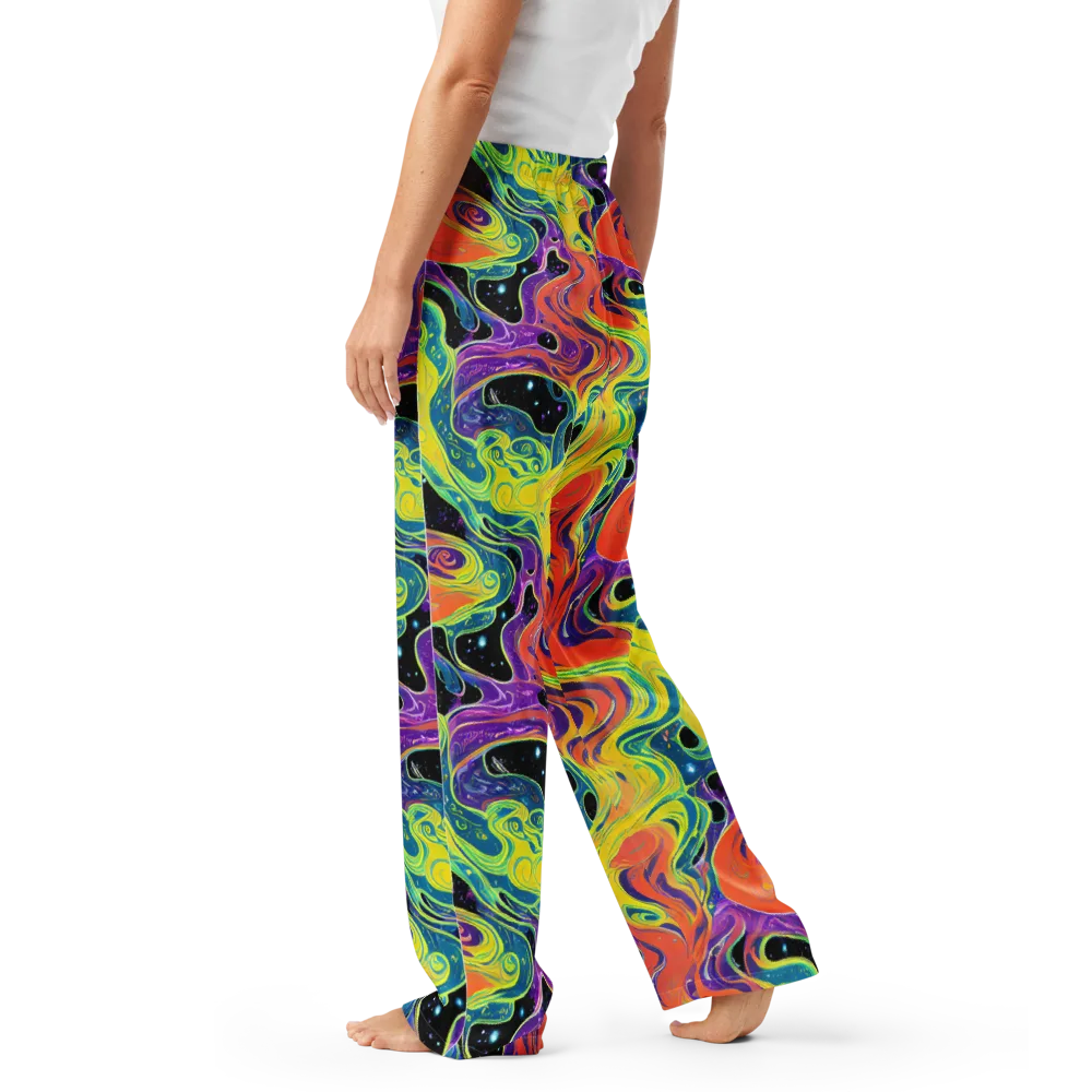 Nebula Nectar on Women's Pajama Pants — Left