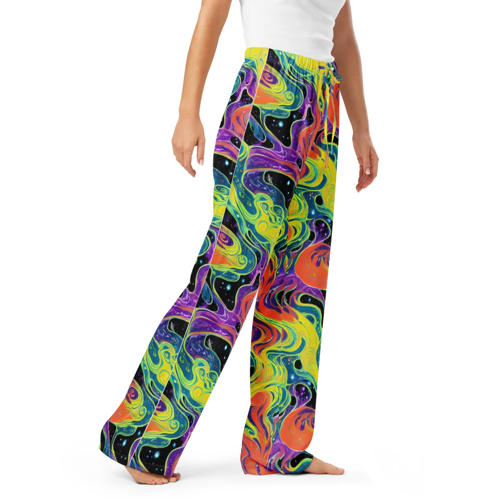 Nebula Nectar on Women's Pajama Pants — Right Front