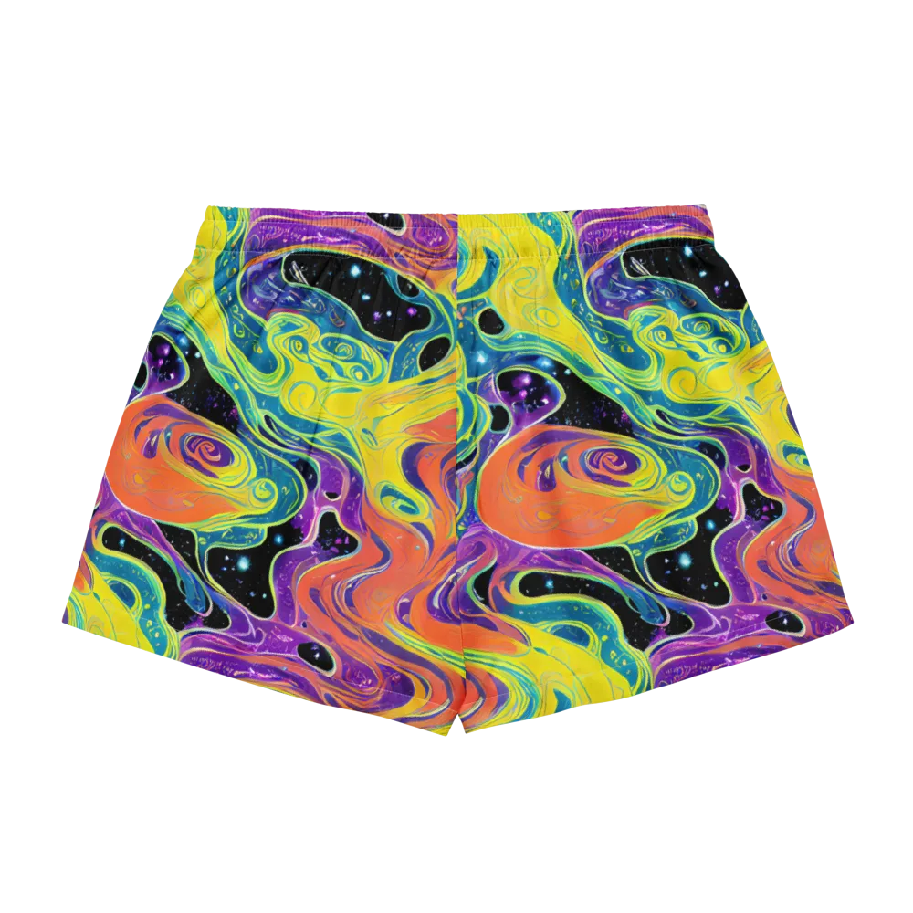 Nebula Nectar on Women's Pajama Shorts — Back