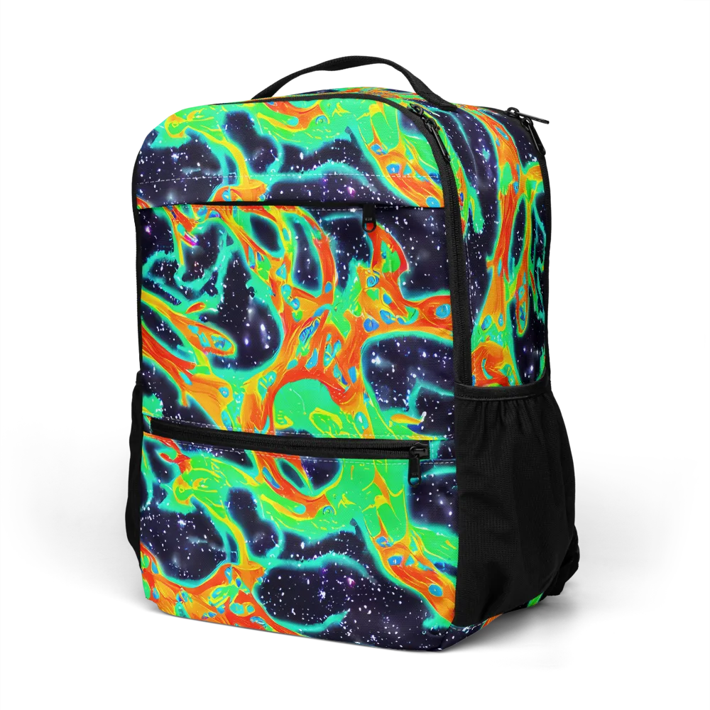 Deep Space Daydream on Utility Backpack — Left Front