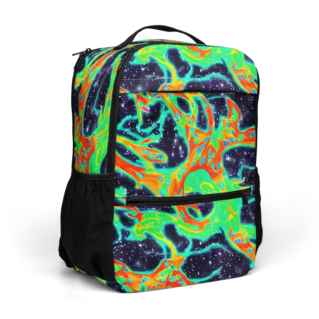 Deep Space Daydream on Utility Backpack — Right Front