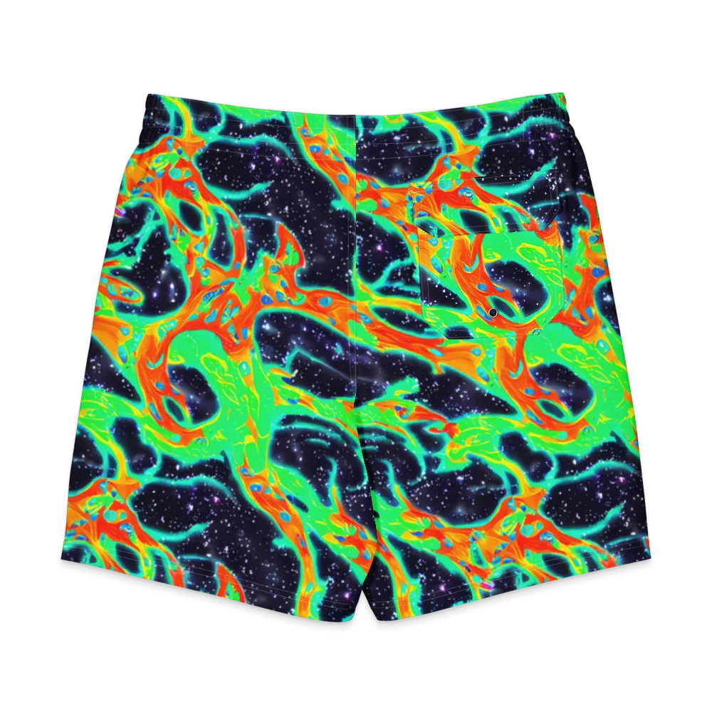 Deep Space Daydream on Men's Board Shorts — Back