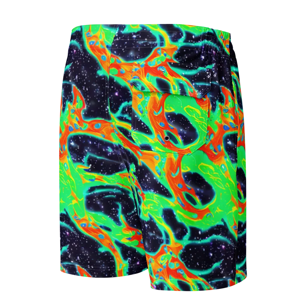 Deep Space Daydream on Men's Board Shorts — Back