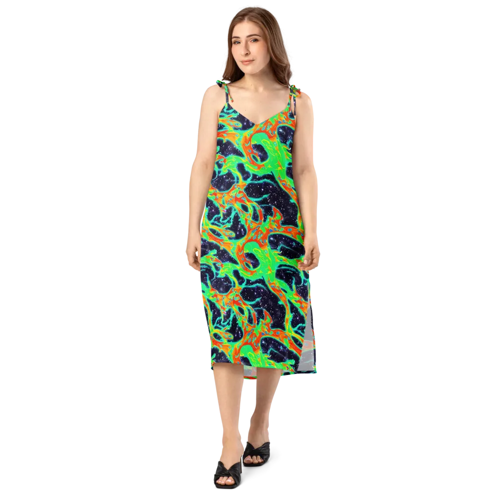 Deep Space Daydream on Slip Dress — Front