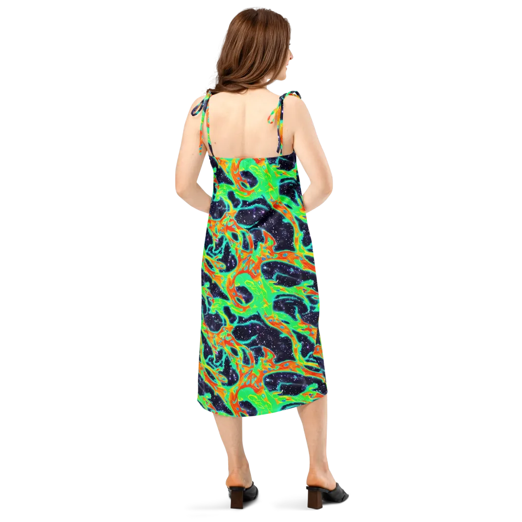 Deep Space Daydream on Slip Dress — Back