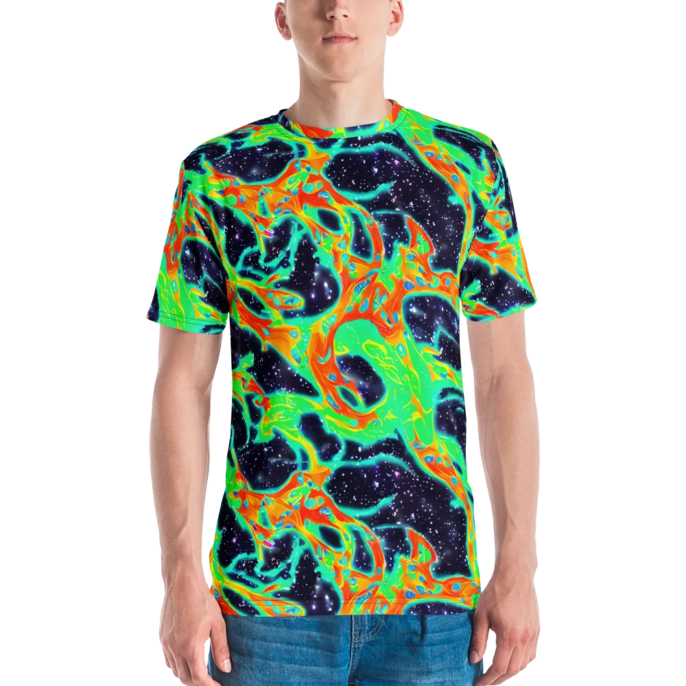 Deep Space Daydream on Men's Crew Neck T-Shirt — Front