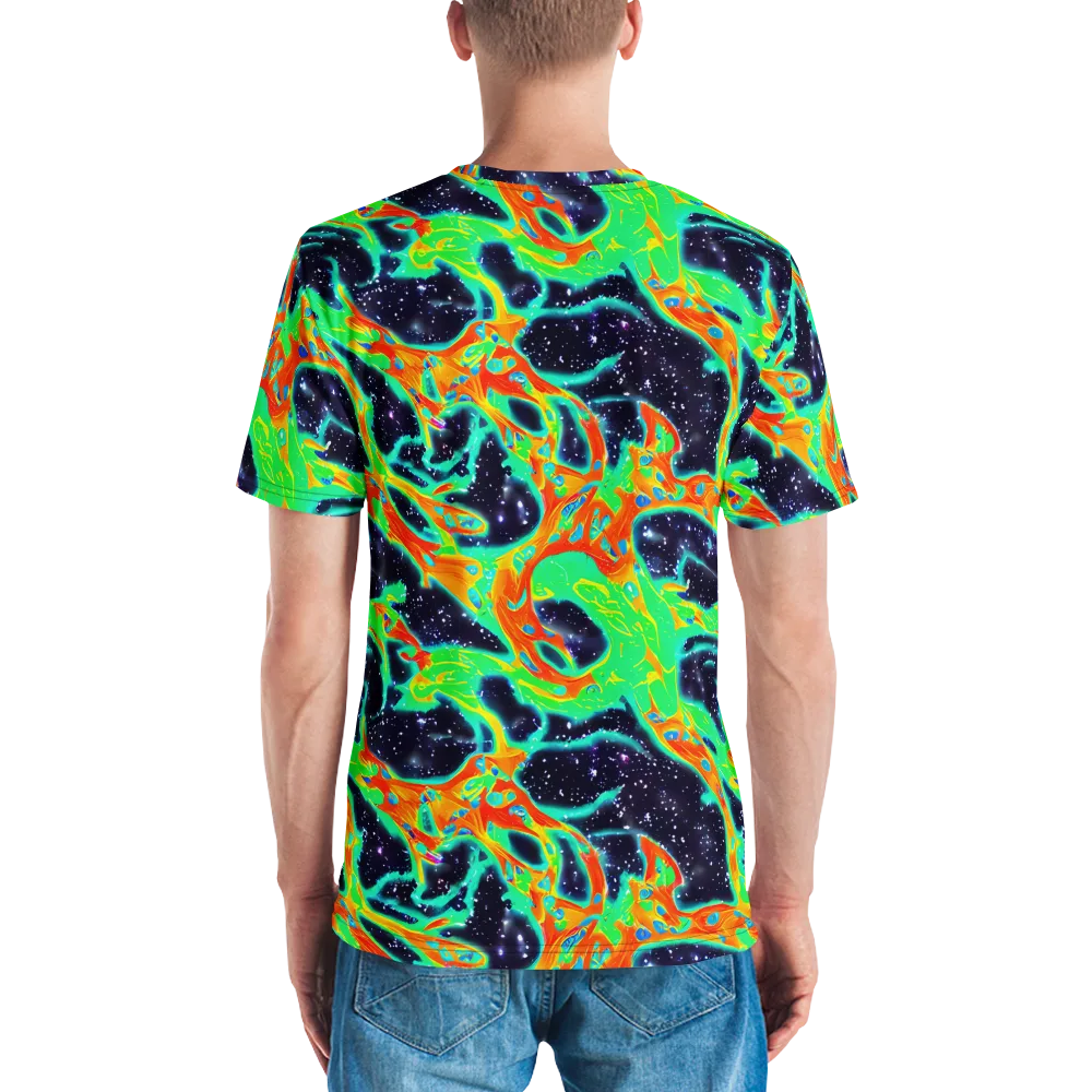 Deep Space Daydream on Men's Crew Neck T-Shirt — Back