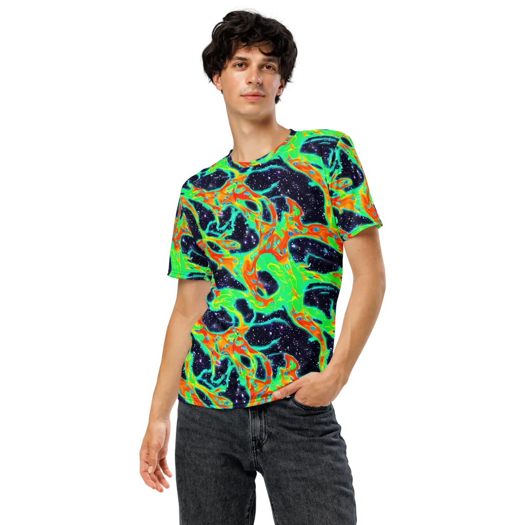 Deep Space Daydream on Men's Crew Neck T-Shirt — Front