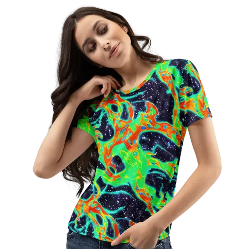Deep Space Daydream on a Women's Crew Neck T-Shirt
