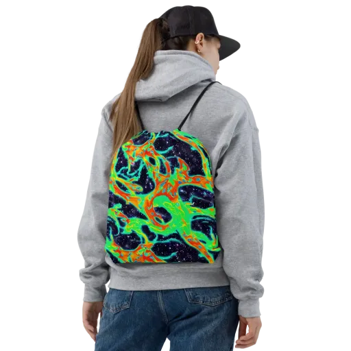 Deep Space Daydream on a Drawstring Bag