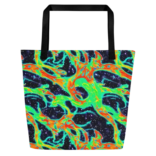 Deep Space Daydream on a Large Tote Bag W/ Pocket