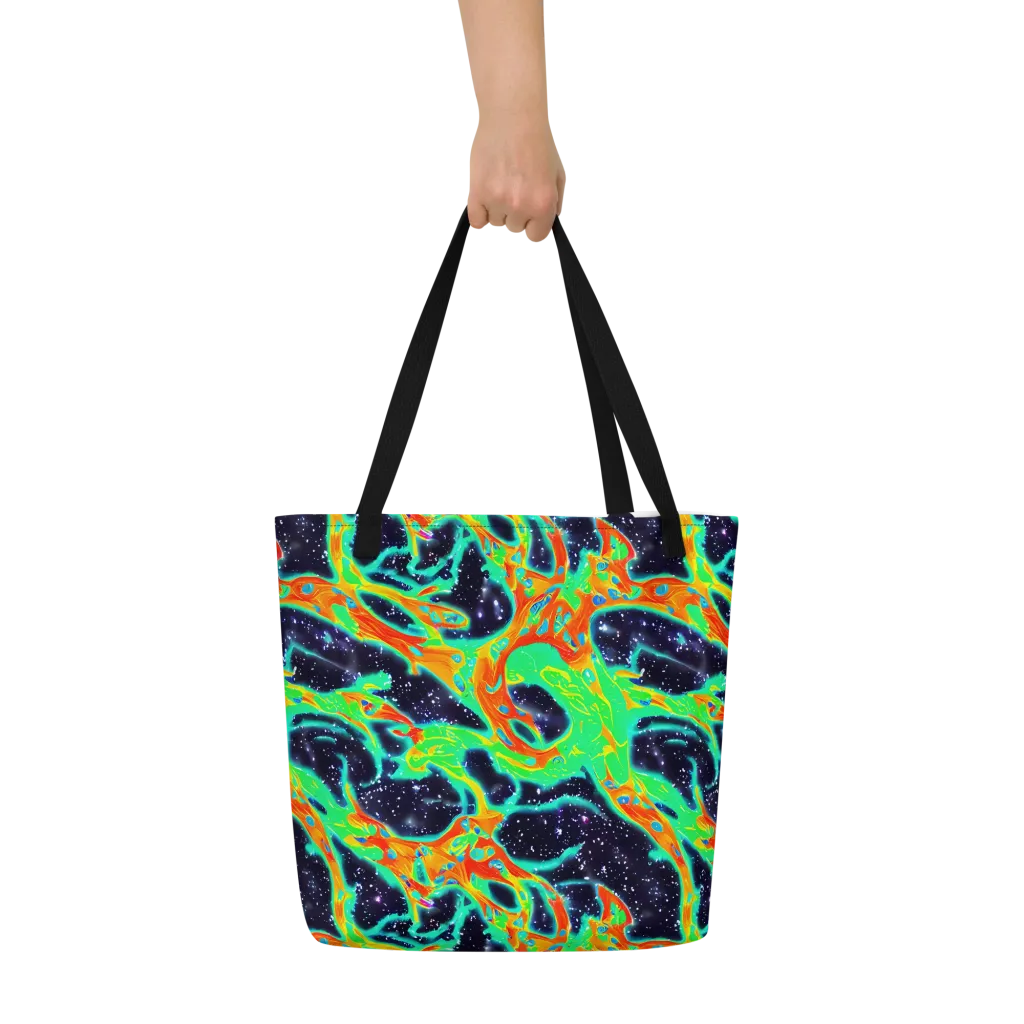 Deep Space Daydream on Large Tote Bag W/ Pocket — Front