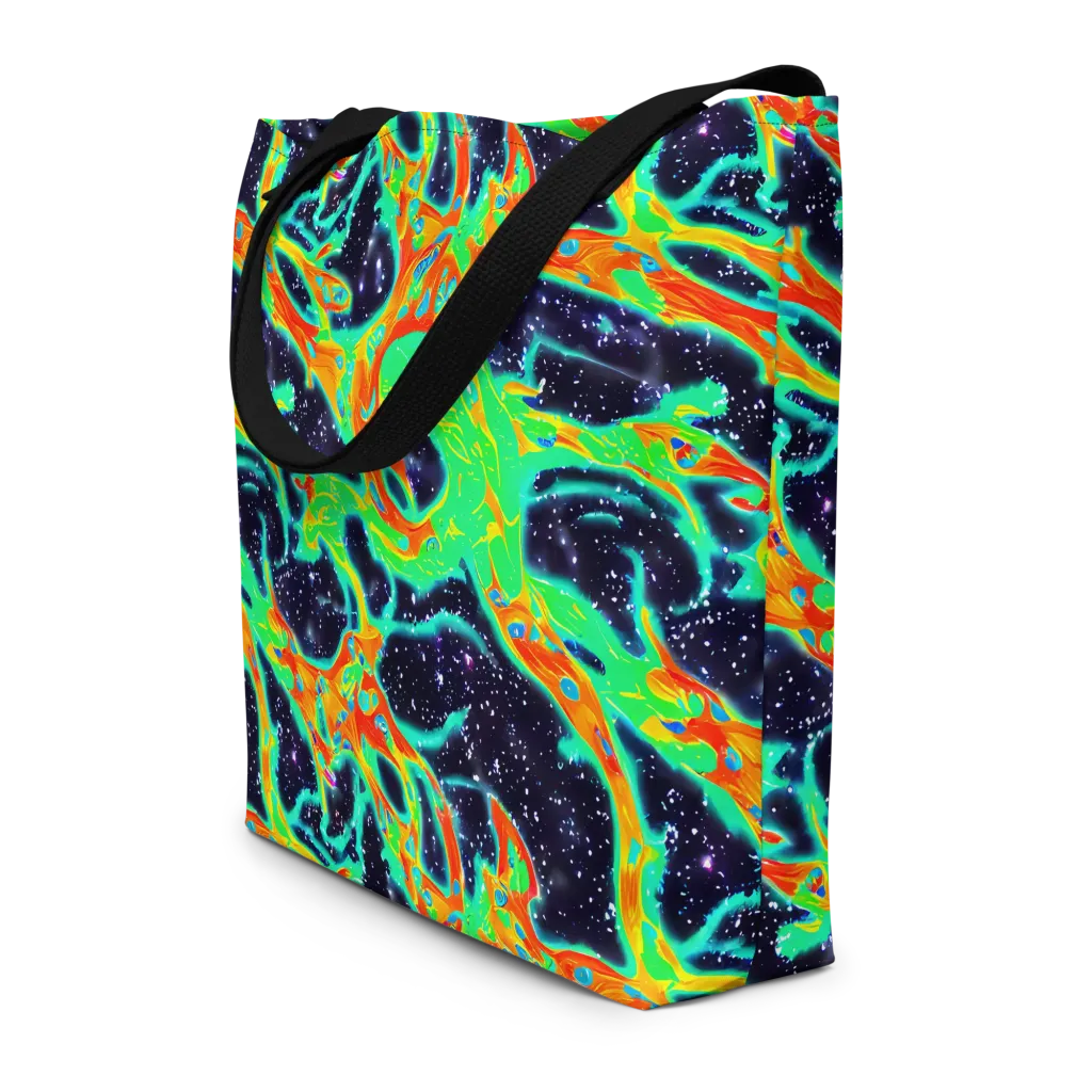 Deep Space Daydream on Large Tote Bag W/ Pocket — Front