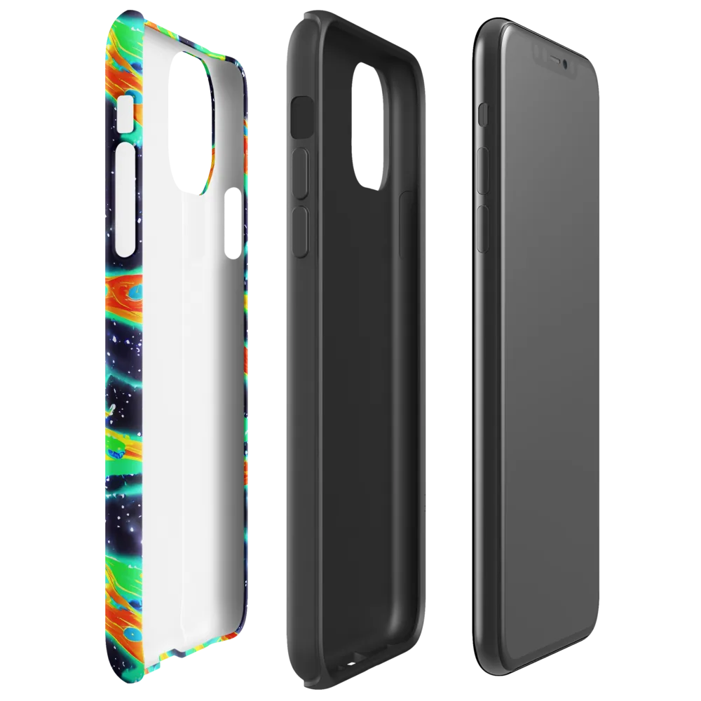 Deep Space Daydream on Tough Case for iPhone® — Right