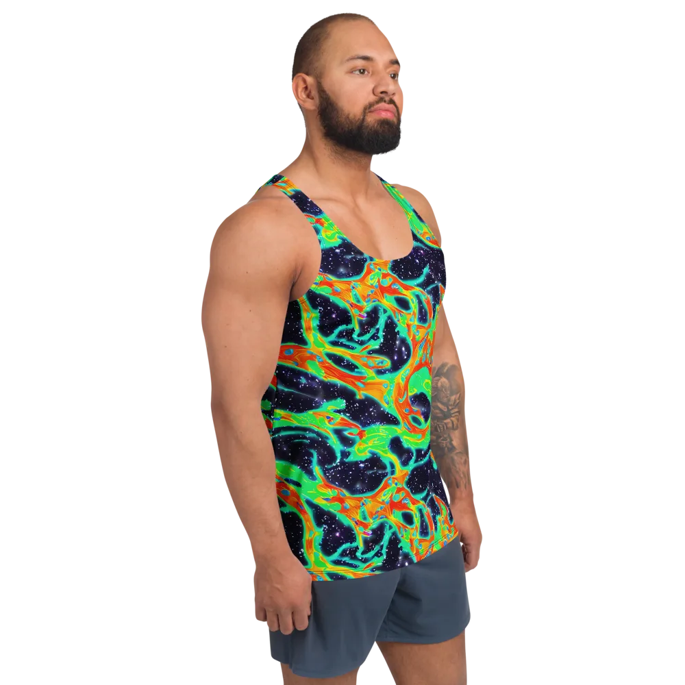 Deep Space Daydream on Men's Tank Top — Right Front