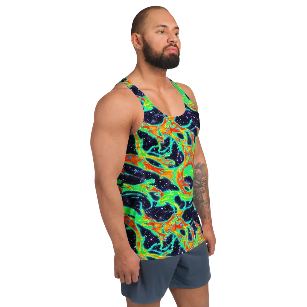 Deep Space Daydream on Men's Tank Top — Right Front