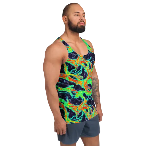 Deep Space Daydream on a Men's Tank Top