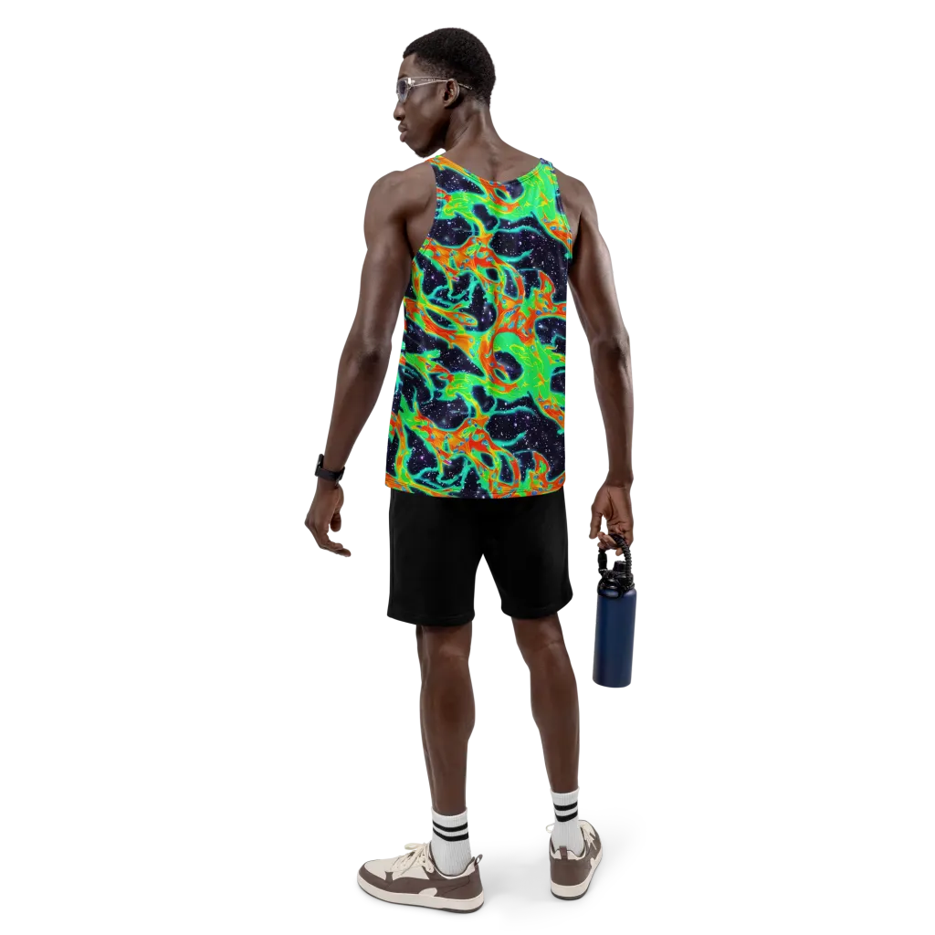 Deep Space Daydream on Men's Tank Top — Back
