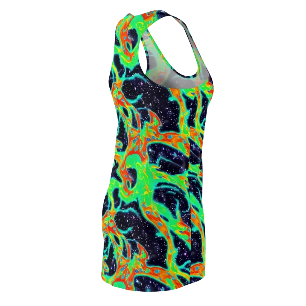 Deep Space Daydream on Racerback Dress — Back Side
