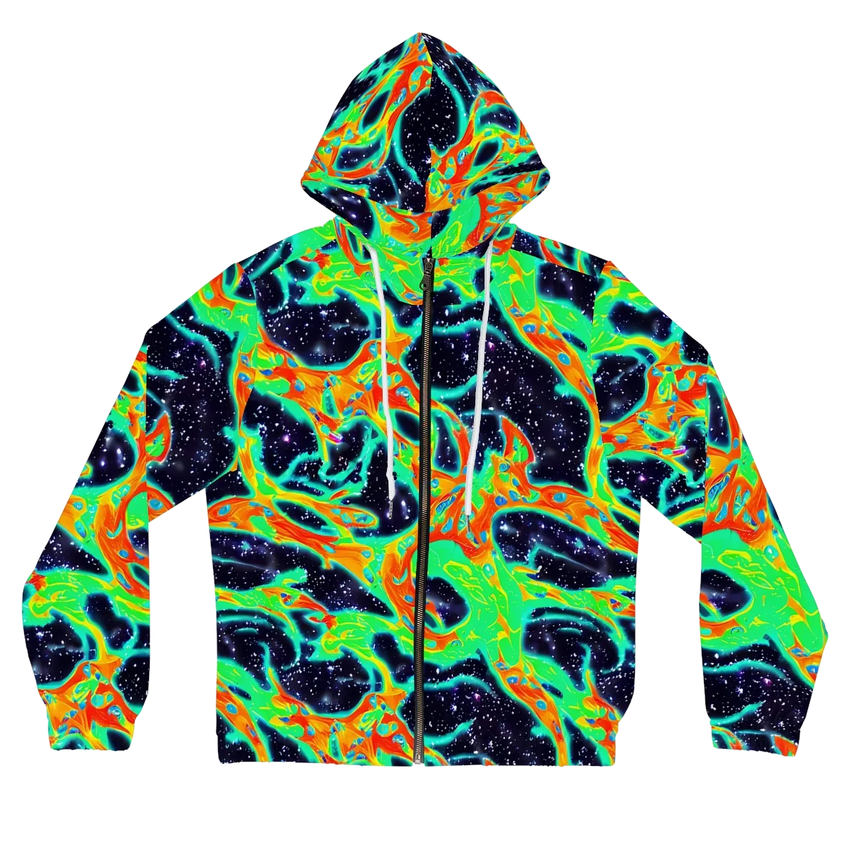 Deep Space Daydream on Women's Full-Zip Hoodie — Front