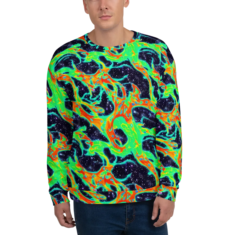 Deep Space Daydream on Sweatshirt — Front