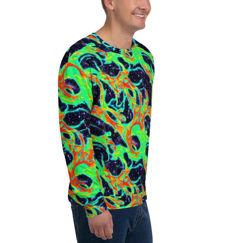 Deep Space Daydream on Sweatshirt — Right Front