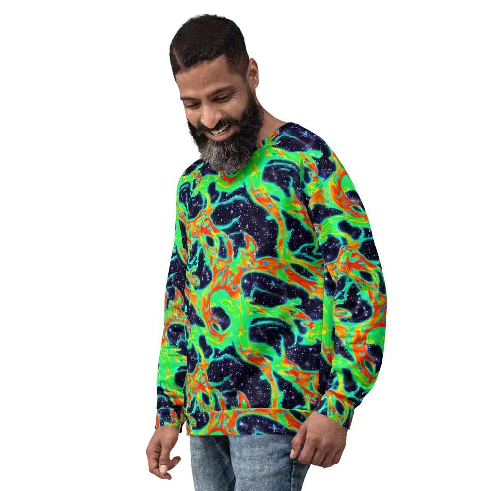 Deep Space Daydream on Sweatshirt — Left Front