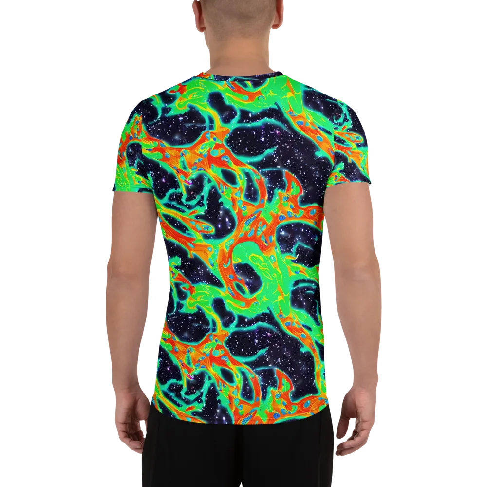 Deep Space Daydream on Men's Athletic T-Shirt — Back