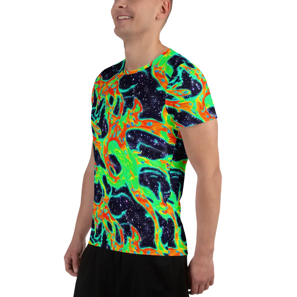 Deep Space Daydream on Men's Athletic T-Shirt — Left