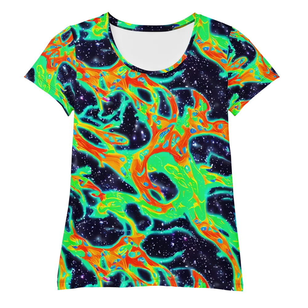 Deep Space Daydream on Women's Athletic T-Shirt — Front