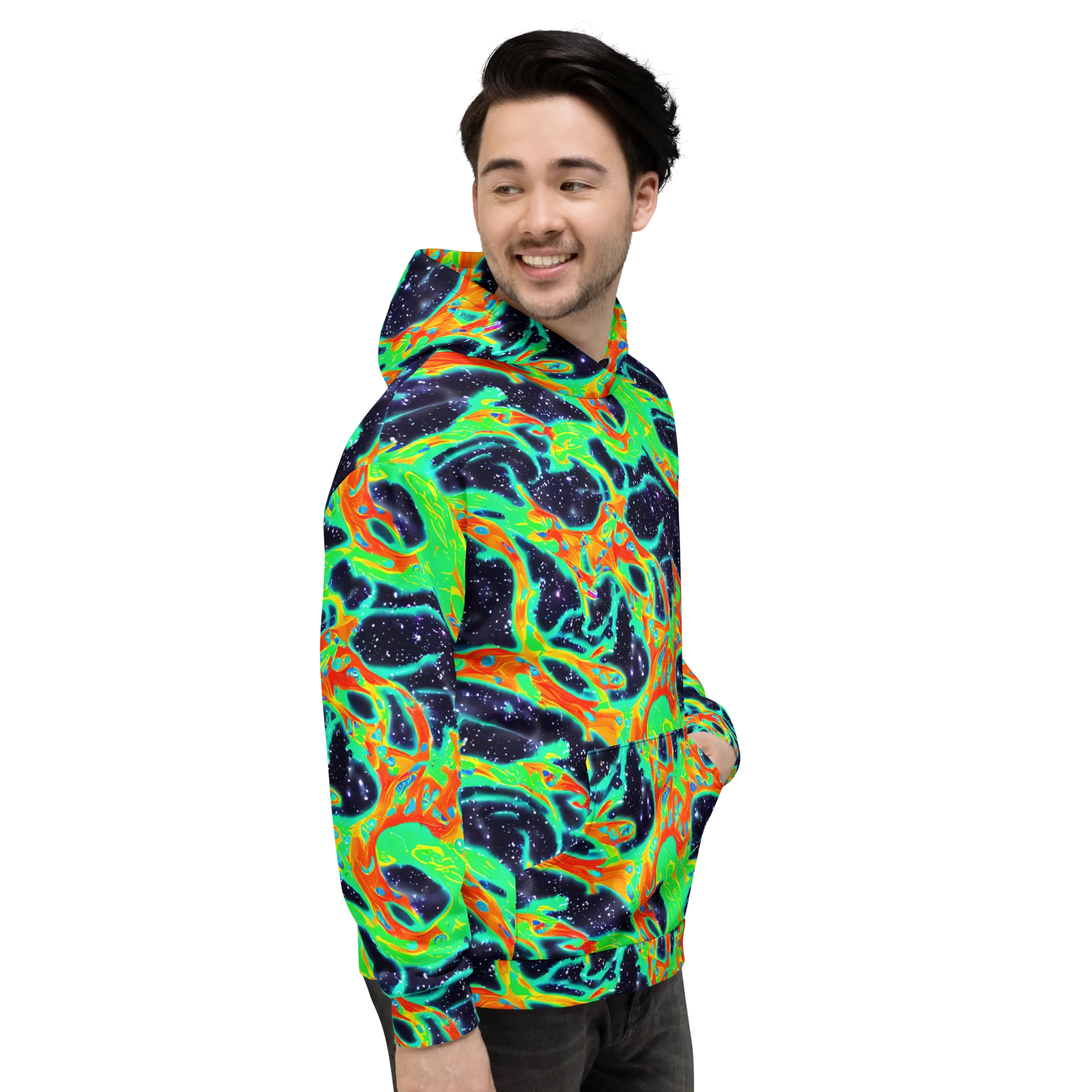 Deep Space Daydream on Hoodie — Right
