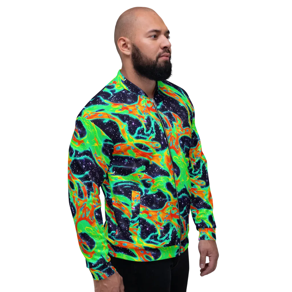 Deep Space Daydream on Bomber Jacket — Right