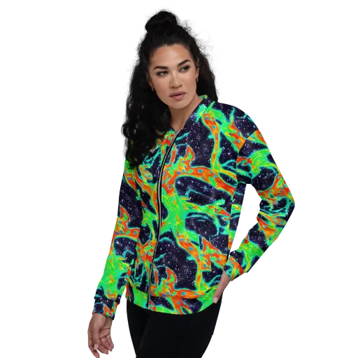 Deep Space Daydream on a Bomber Jacket