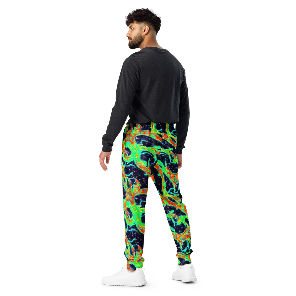 Deep Space Daydream on Men's Joggers — Back