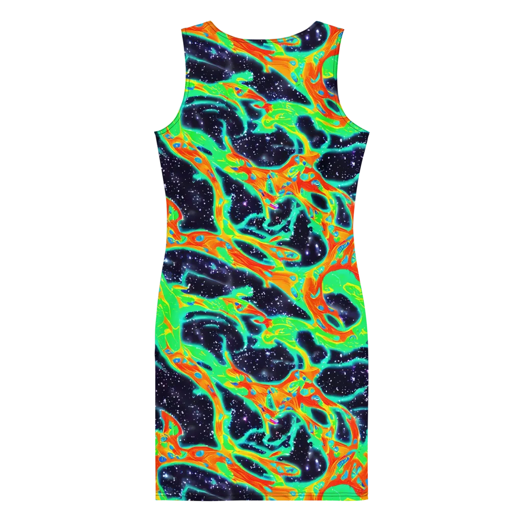 Deep Space Daydream on Bodycon Dress — Back