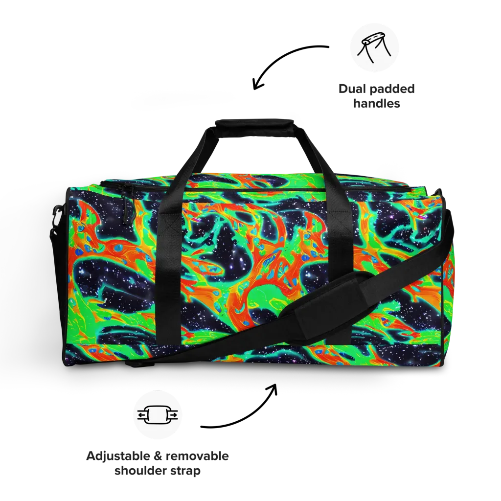 Deep Space Daydream on Duffle Bag — Front