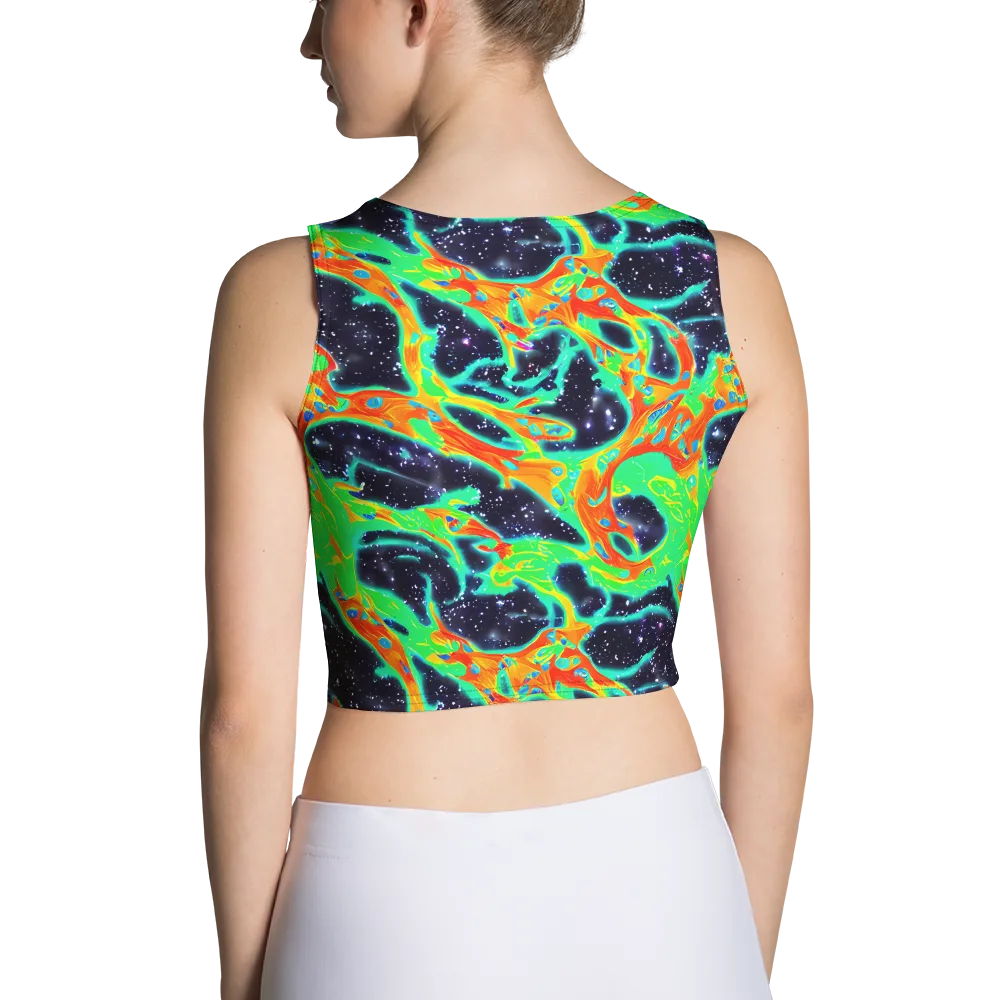 Deep Space Daydream on Crop Top — Back