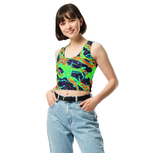 Deep Space Daydream on a Crop Top