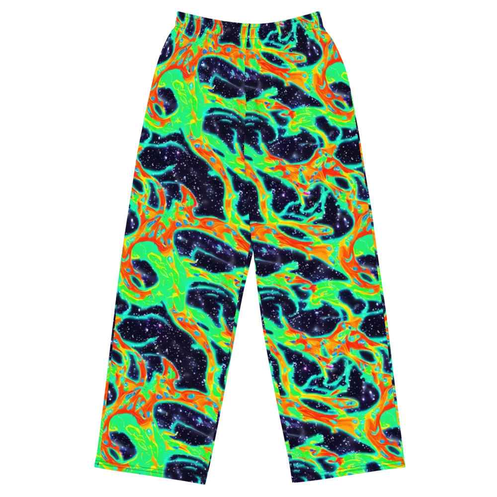 Deep Space Daydream on Wide-Leg Pants — Front