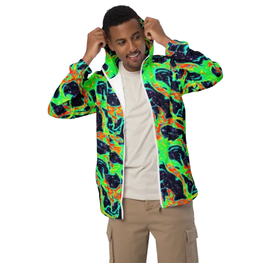 Deep Space Daydream on a Men's Windbreaker