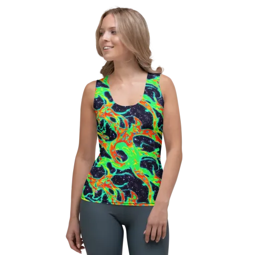 Deep Space Daydream on a Women's Tank Top