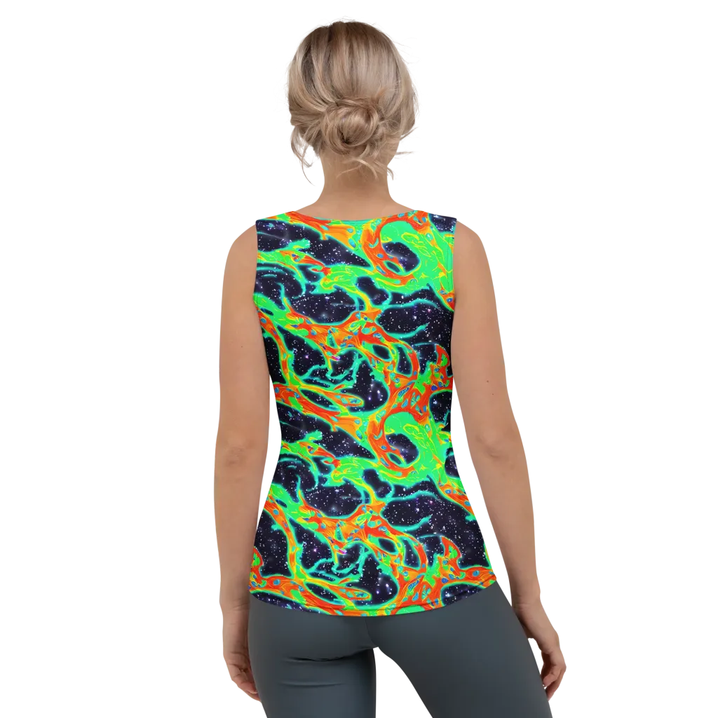 Deep Space Daydream on Women's Tank Top — Back