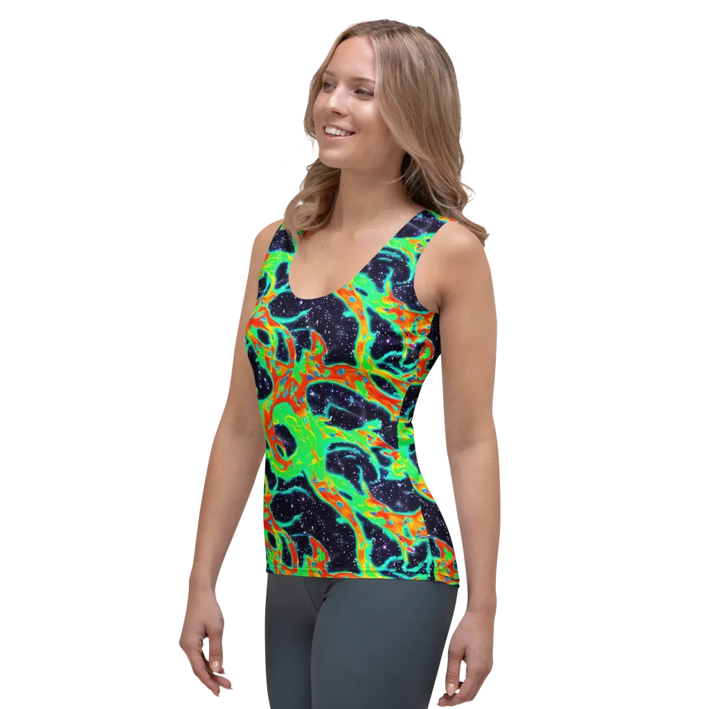 Deep Space Daydream on Women's Tank Top — Left Front