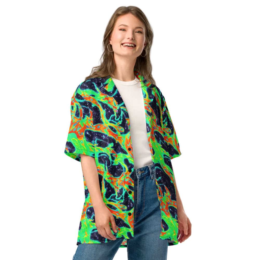 Deep Space Daydream on Button Shirt — Front