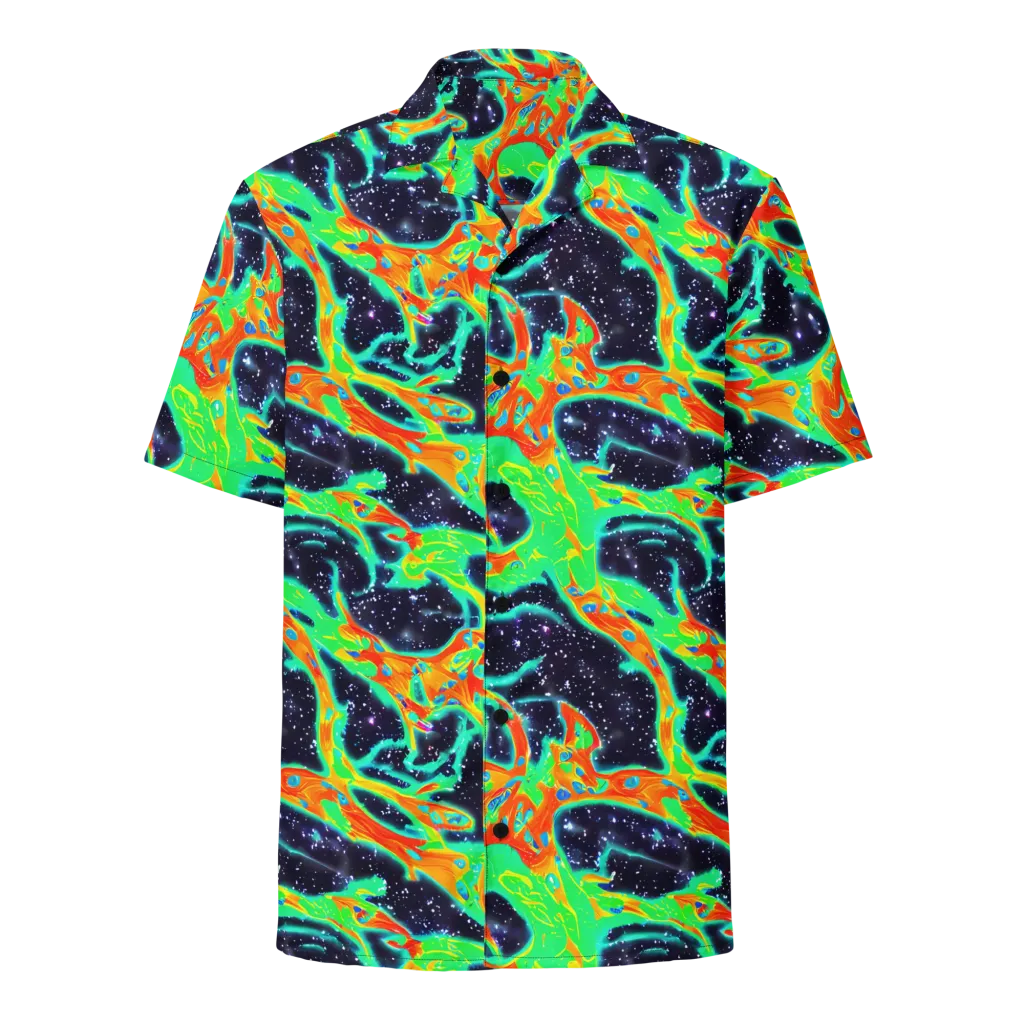 Deep Space Daydream on Button Shirt — Front