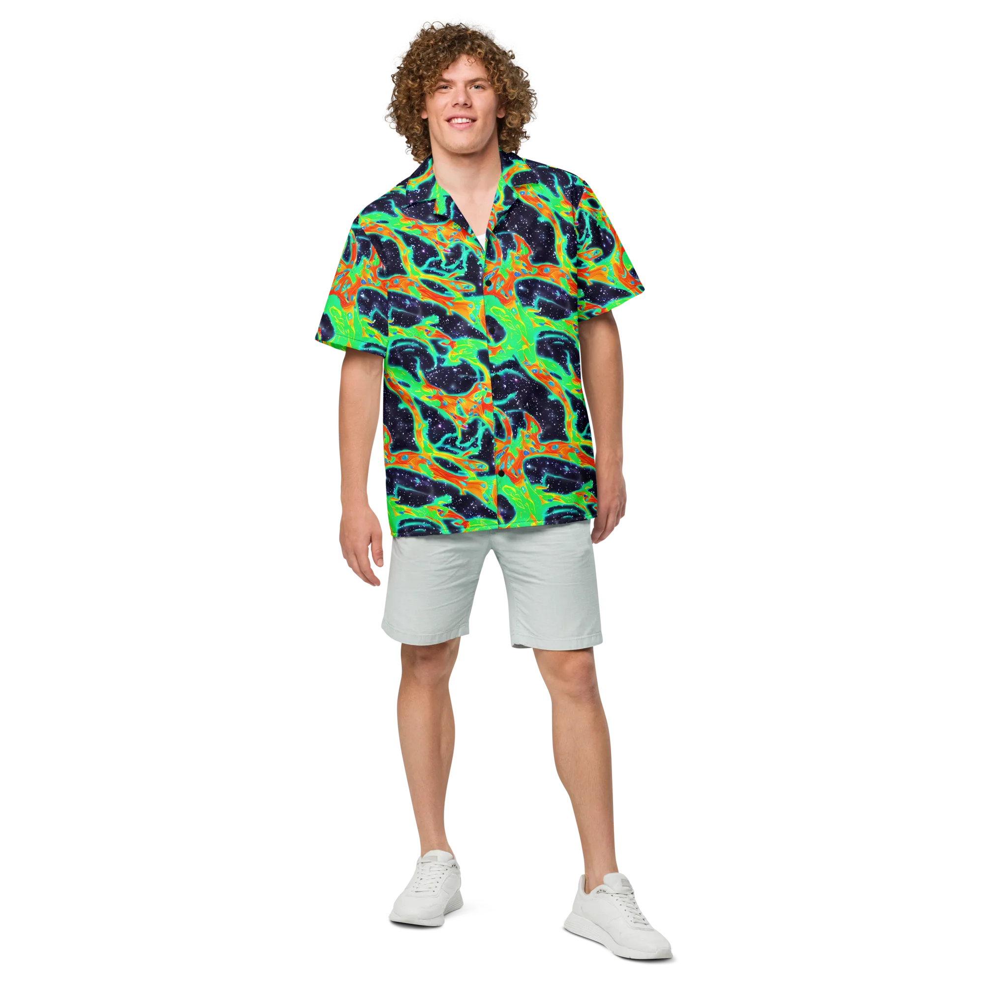 Deep Space Daydream on Button Shirt — Front