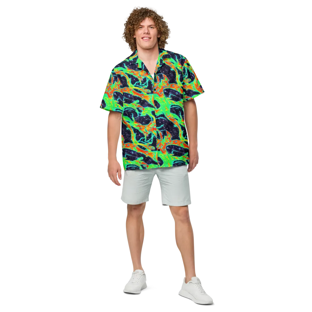 Deep Space Daydream on Button Shirt — Front