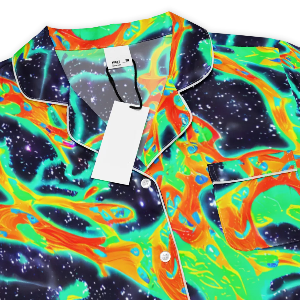 Deep Space Daydream on Women's Short Sleeve Pajama Top — Product details