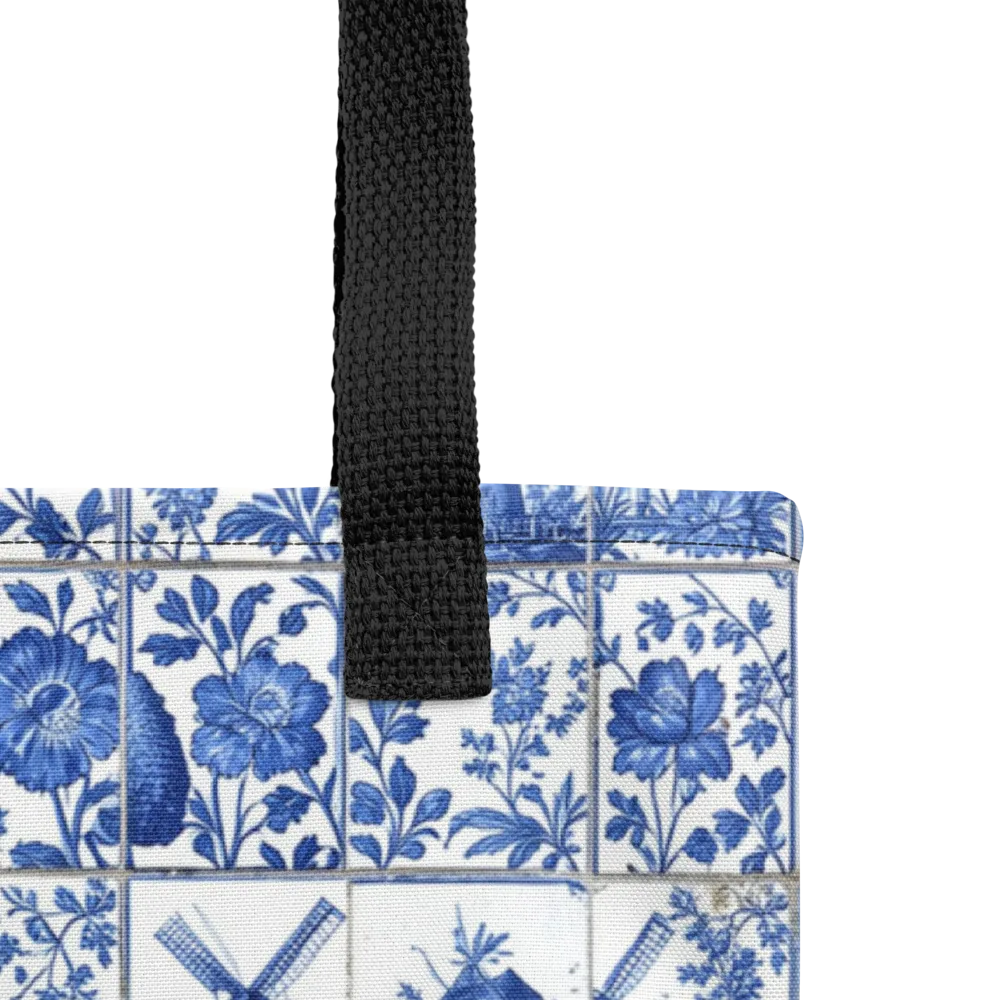 Cobalt Windmill on Tote Bag — Product details