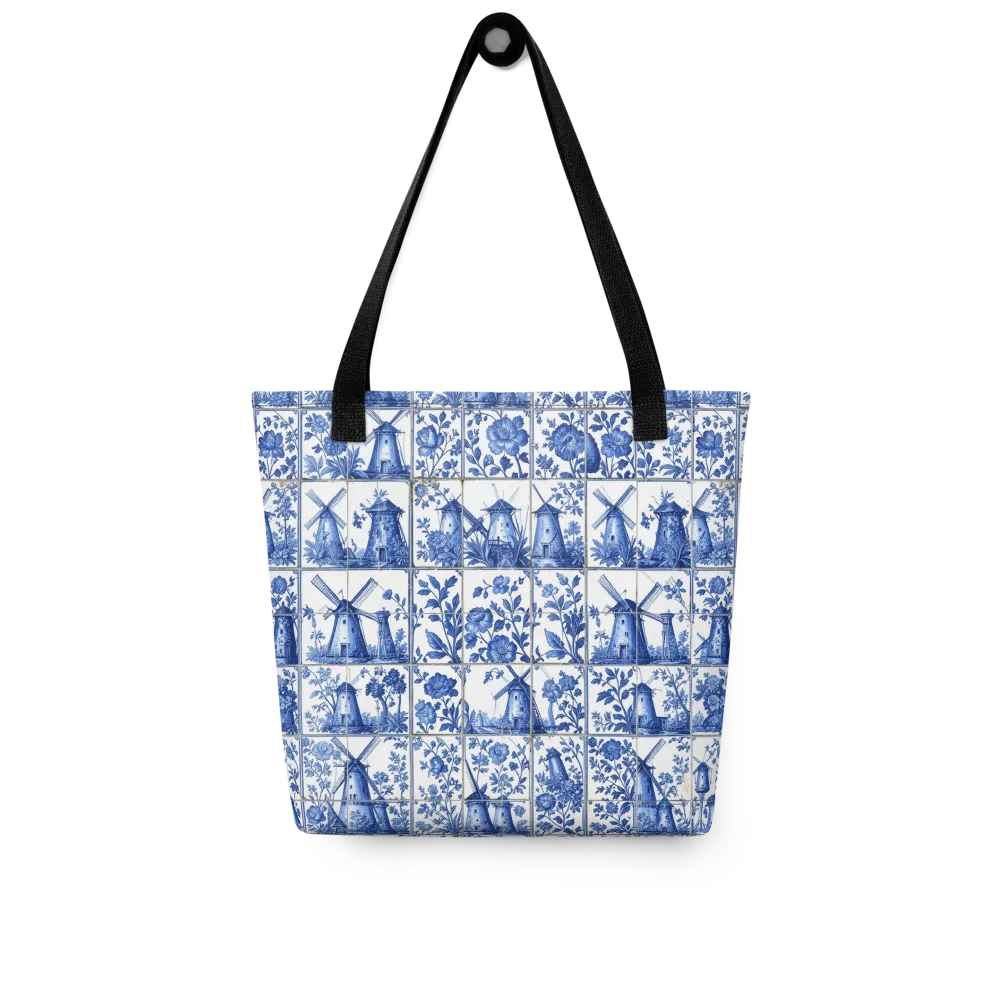 Cobalt Windmill on Tote Bag — Front